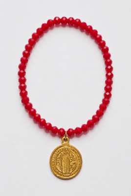 Pulsera roja San Benito MAJ1