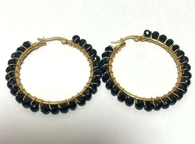 Argolla piedras negras 5 cm1