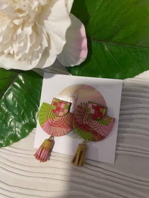 Aros multi color marrón verde1