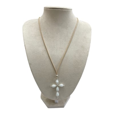 Collar cruz blanca1