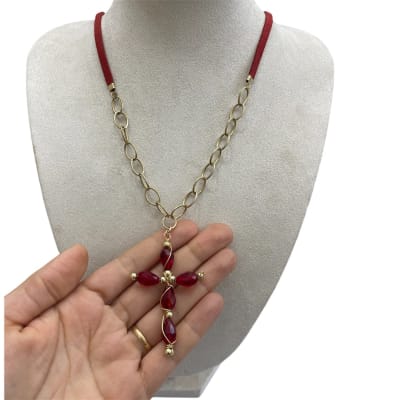 Collar cruz roja1