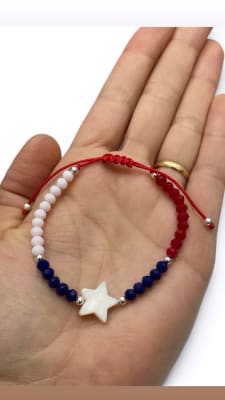 Pulsera bandera chilena1