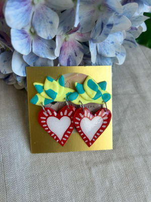 Corazón estrambótico con media flor1