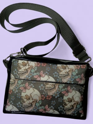 Bandolera Calaveras y mariposas1