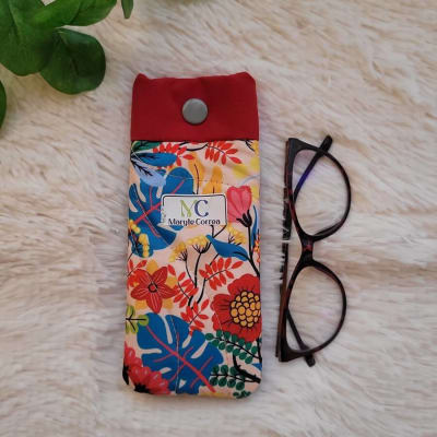 Estuche para lentes - Flores1