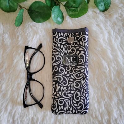 Estuche para lentes blanco negro1