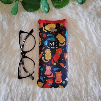 Estuche para lentes Gatitos1