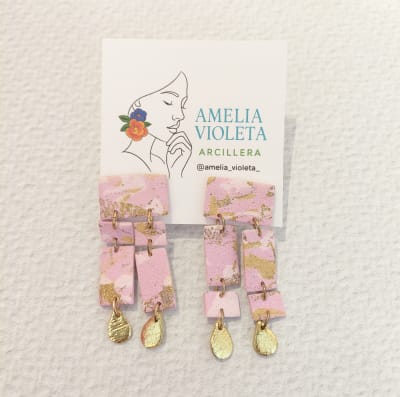 Aros Asimétrico rosa1