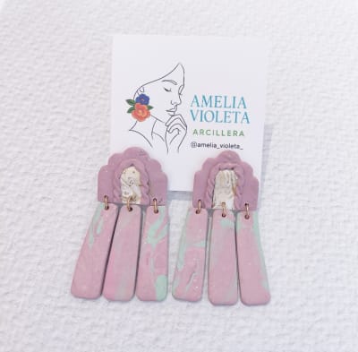 Aros Lila y verde pistacho1