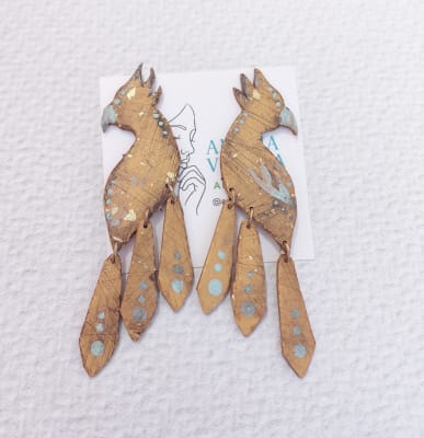 Aros Ave Fénix dorado1