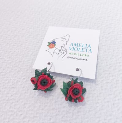 Aros Bouquet mini rojo1