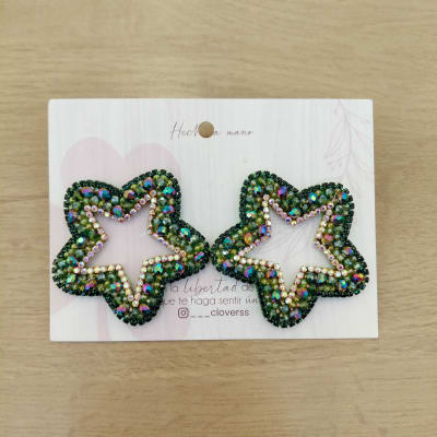 Aros Estrella grande verde1