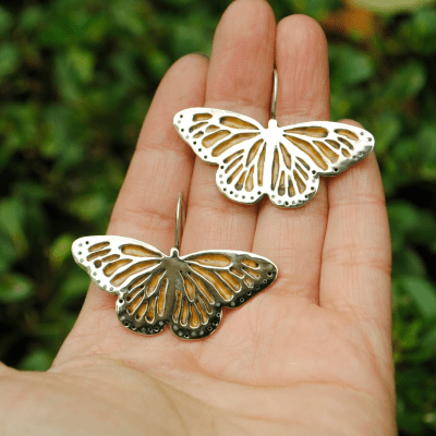 Aros Mariposas esmaltadas1