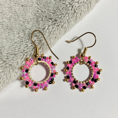 Aros Sol mix fucsia1