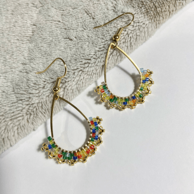 Aros Gota mix vidrio1