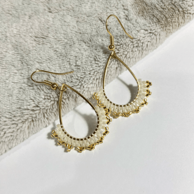 Aros Gota blanco1