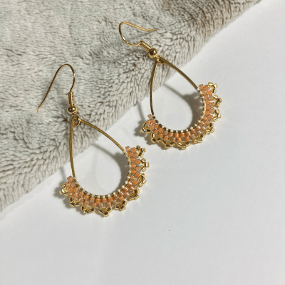 Aros Gota café claro1