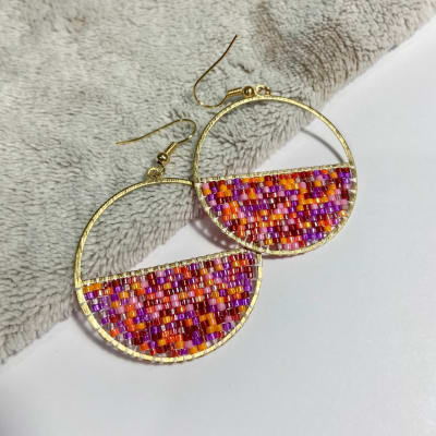 Aros Medio Círculo mix naranja1