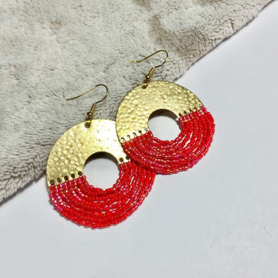 Aros Hortensia rojo1