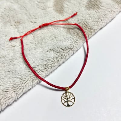 Pulsera Roja Árbol de la Vida1