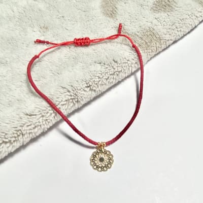 Pulsera Roja Mandala1