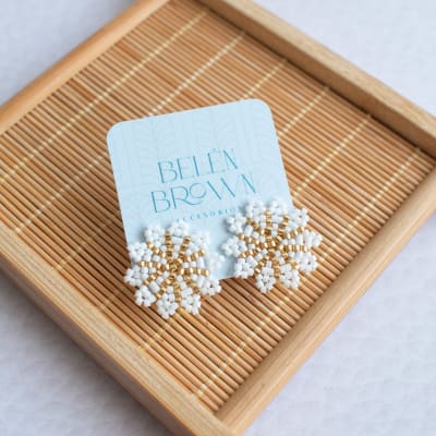 Aros Mónaco blanco y dorado1