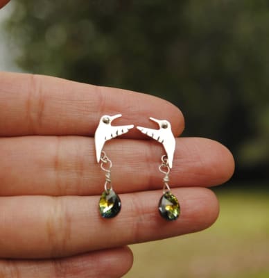 Aros Picaflor Cristal1