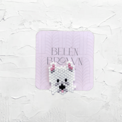 Pin Westie blanco1