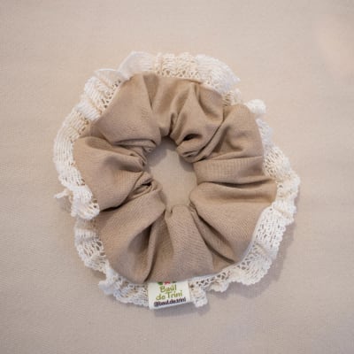 Scrunchie de lino 11