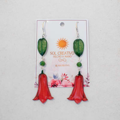 Aros Copihue y hoja largos1