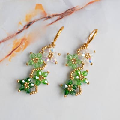Aros Flores verde1