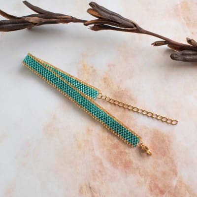 Pulsera Jane esmeralda1