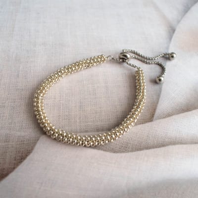 Pulsera Alma plateado1