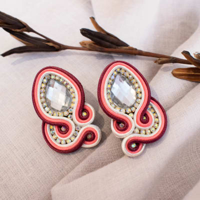 Aros Asimétrico sandía y burdeo1