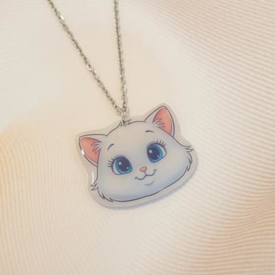 Collar TR Gato blanco1
