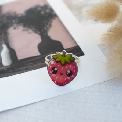 Anillo ajustable TR frutilla1