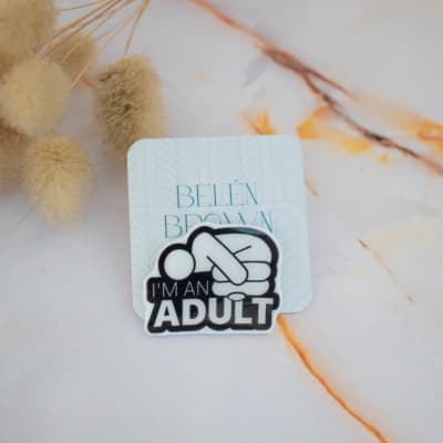 Pin TR I'm an adult1