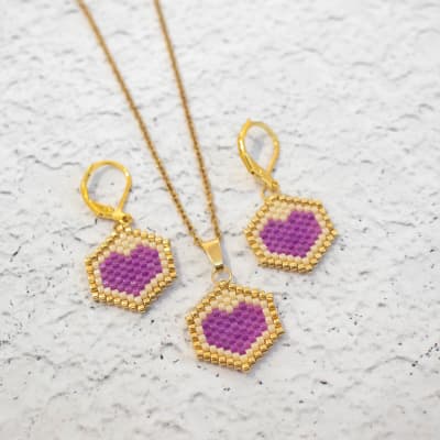 Conjunto Amour morado1