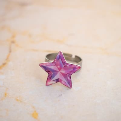 Anillo TR Estrella de cristal1