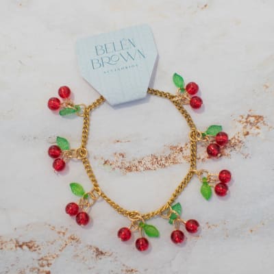 Pulsera Mini Cerezas1