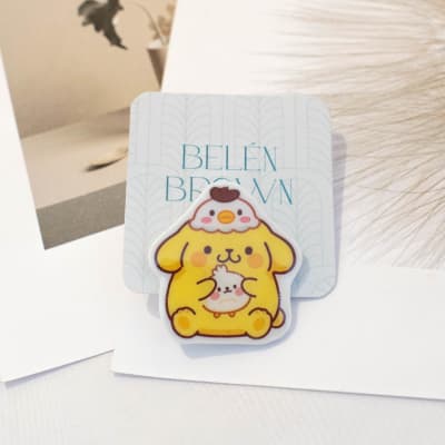 Pin TR Pompompurin y pollito1