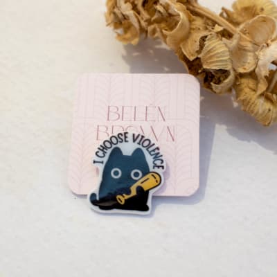 Pin TR I Choose Violence1