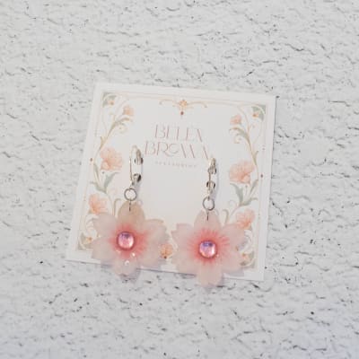 Aros TR Flor simple con gancho 31