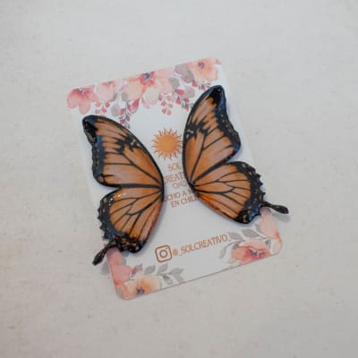 Aros Mariposa colita naranjo1
