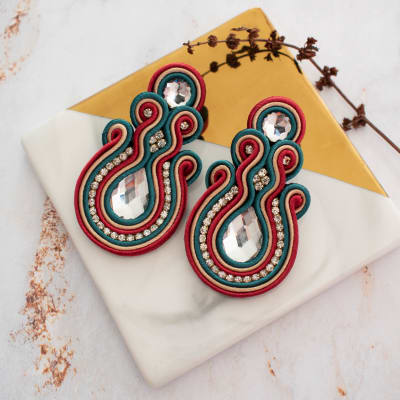 Aros Love rojo oscuro1