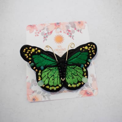 Broche Mariposa Verde1