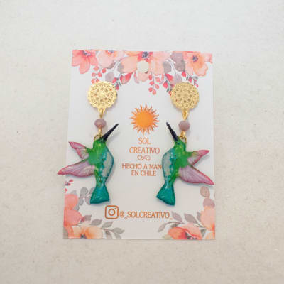 Aros Colibrí Mediano y Mandala1