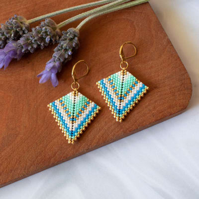 Aros Giza turquesa y azul1