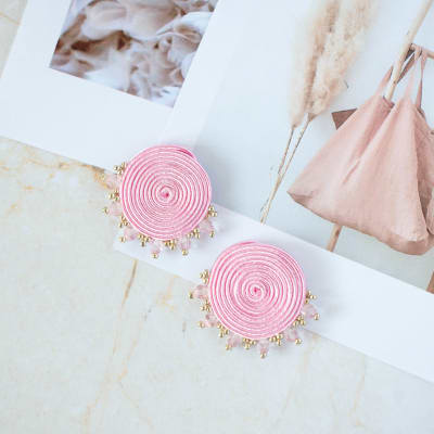 Aros Topito Espiral rosado1