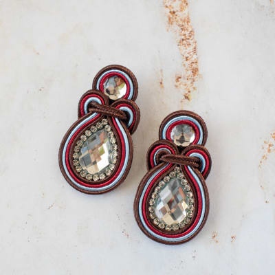 Aros Laura burdeo y celeste1